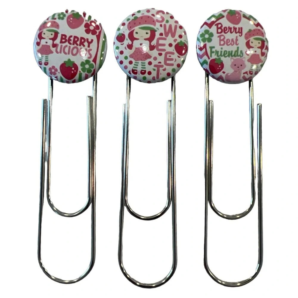 NEW Strawberry Shortcake Planner Clip Bundle